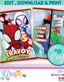 Spidey and His Amazing Friends Chip Bag Digital