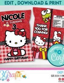 Hello Kitty Chip Bags Digital