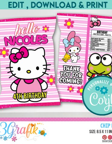 Hello Kitty Chip Bags