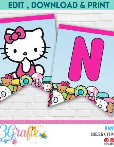 Hello Kitty Banner Digital