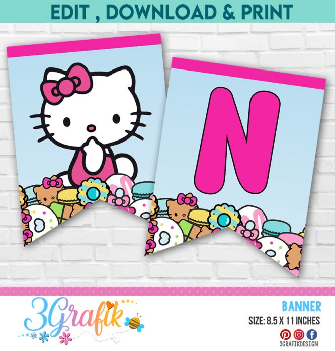 Hello Kitty Banner Digital