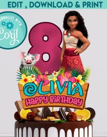 Moana Cake Topper