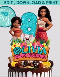 Moana Cake Topper