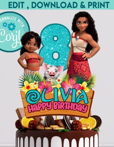 Moana Cake Topper