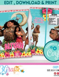 Moana Chip Bags