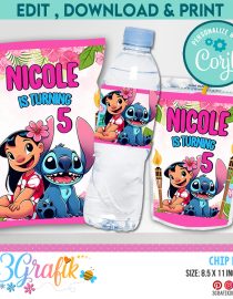 Lilo & Stitch Birthday chip bag