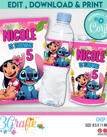 Lilo & Stitch Birthday chip bag