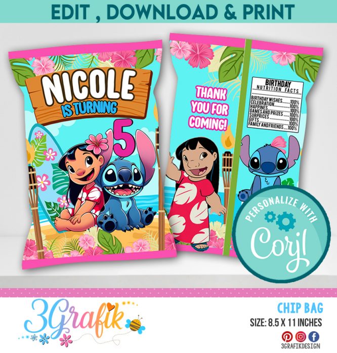 Lilo & Stitch Chip Bags