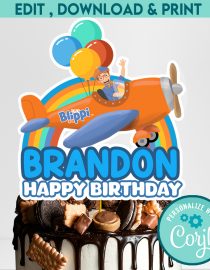 Blippi Cake Topper