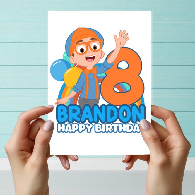 Blippi Birthday Cake Topper