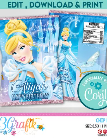 Cinderella Chip Bag