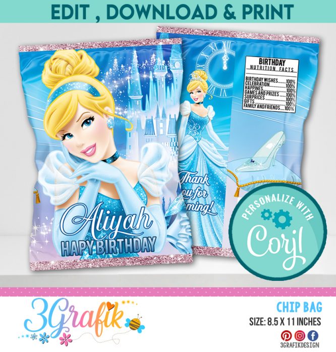 Cinderella Chip Bag