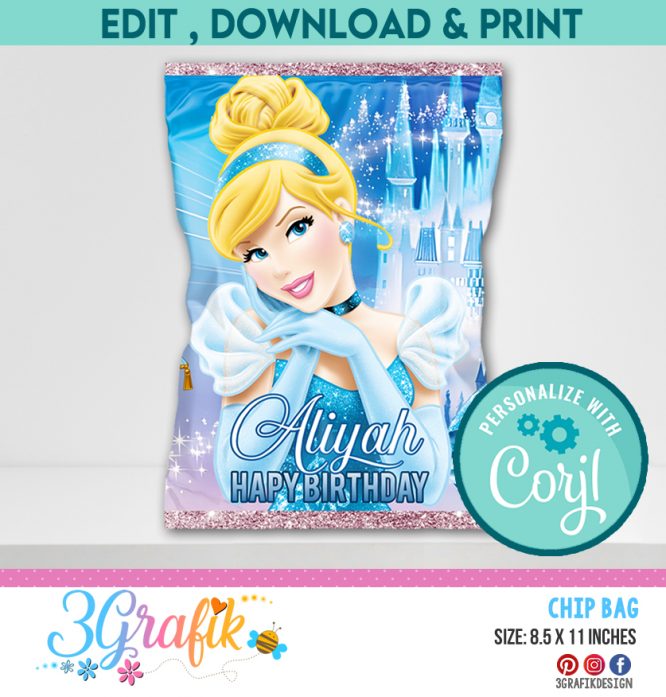 Cinderella Chip Bag