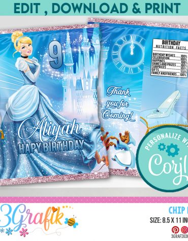 Cinderella Chip Bags